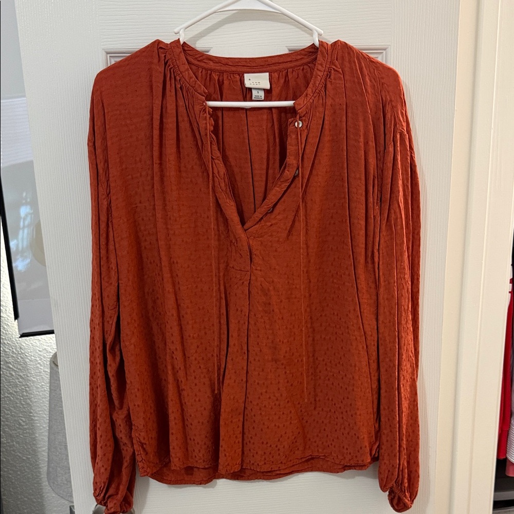 a new day Terracotta Blouse